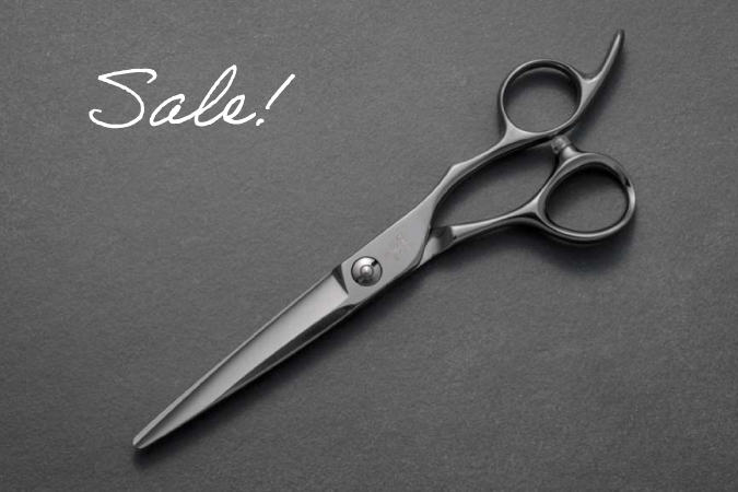 Sale! New! DOWA Gray Phantom 
グレー ファントム ガンメタ  チタン 剣刃シザー
Gun Metal Gray Titanium Scissors